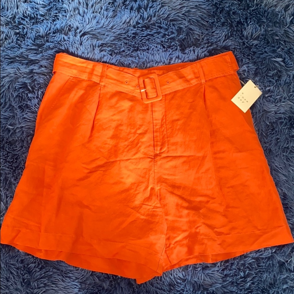 Women’s casual orange shorts